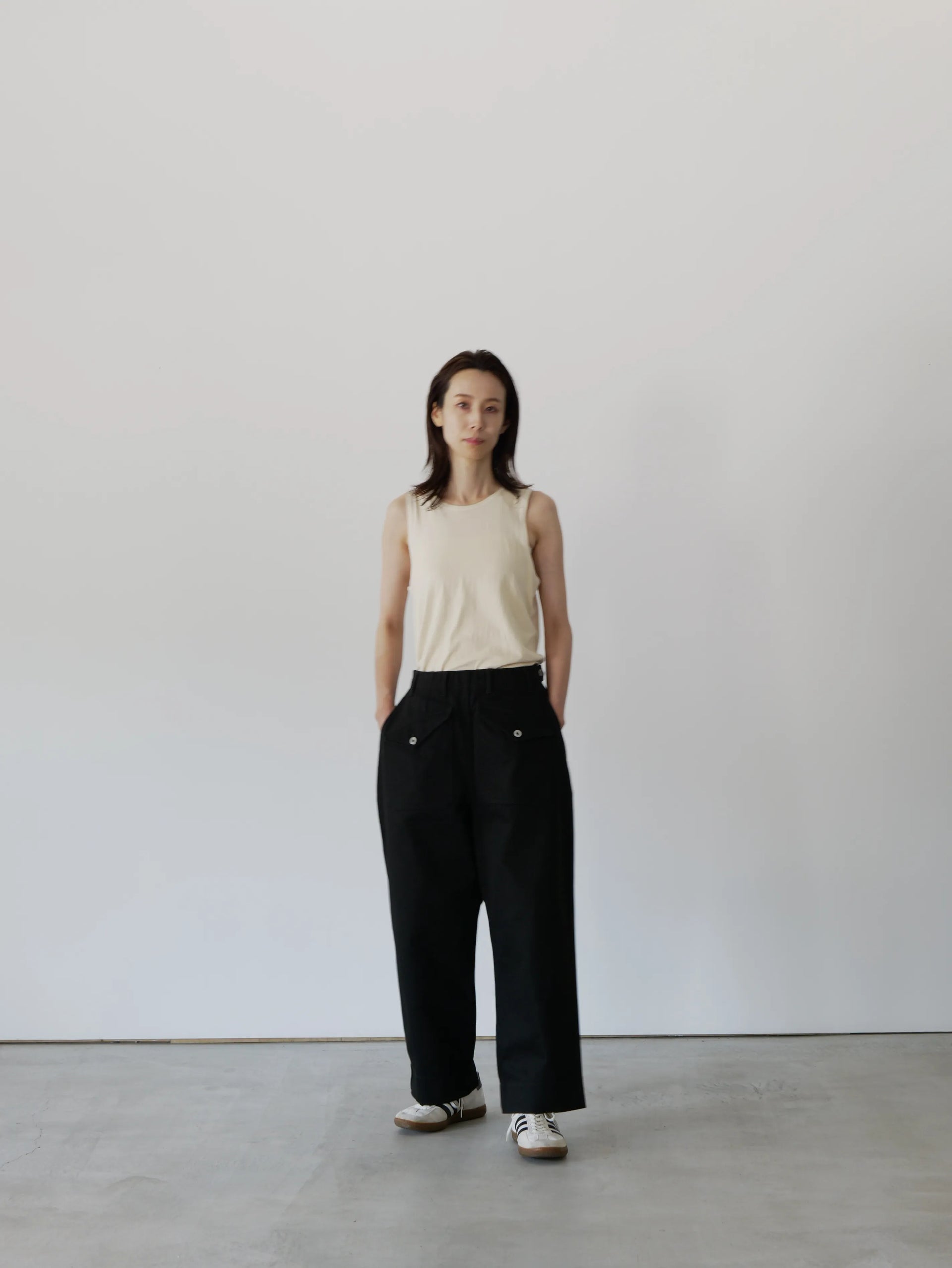 001 6UNIT TROUSERS BLACK｜BOTTOMS｜SOUMO