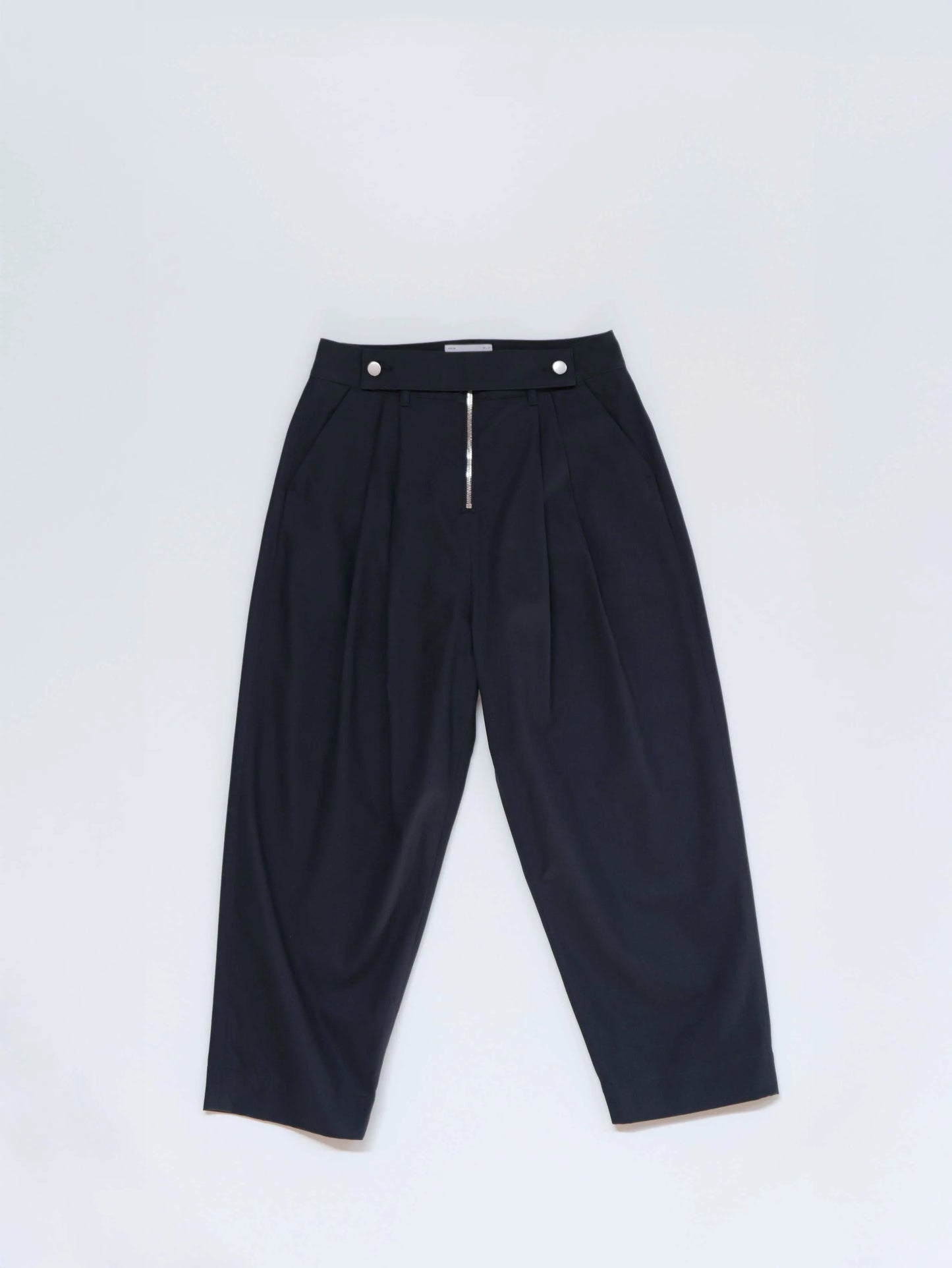#002 RAW ZIP TROUSERS