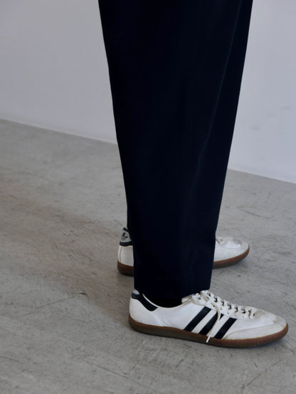 #002 RAW ZIP TROUSERS